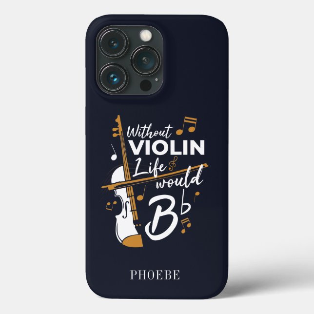 Violinist ohne Violinleben würde Niedlich flattern Case-Mate iPhone Hülle (Rückseite)
