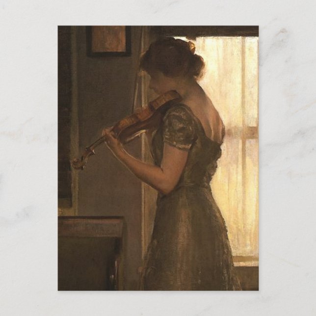 Violinist Postkarte (Vorderseite)
