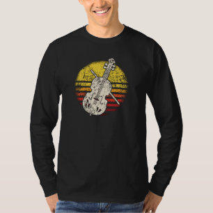 Violinist Retro Vintag T-Shirt