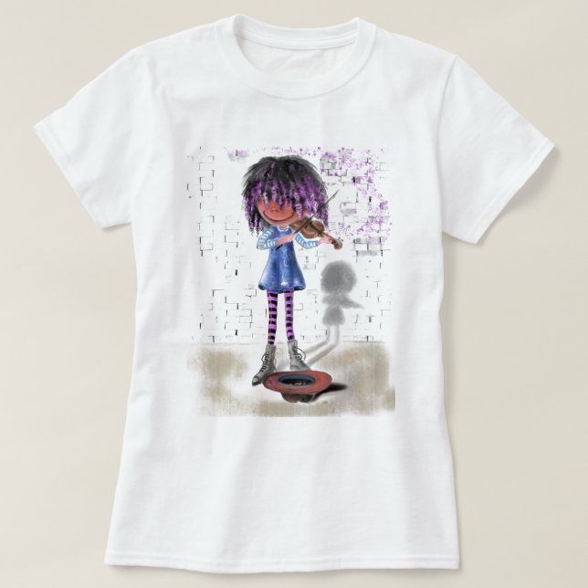 Violinist T - Shirt (Design vorne)