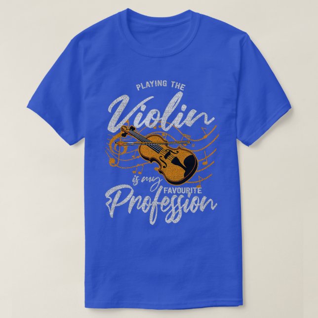 Violinist Violin T-Shirt (Design vorne)