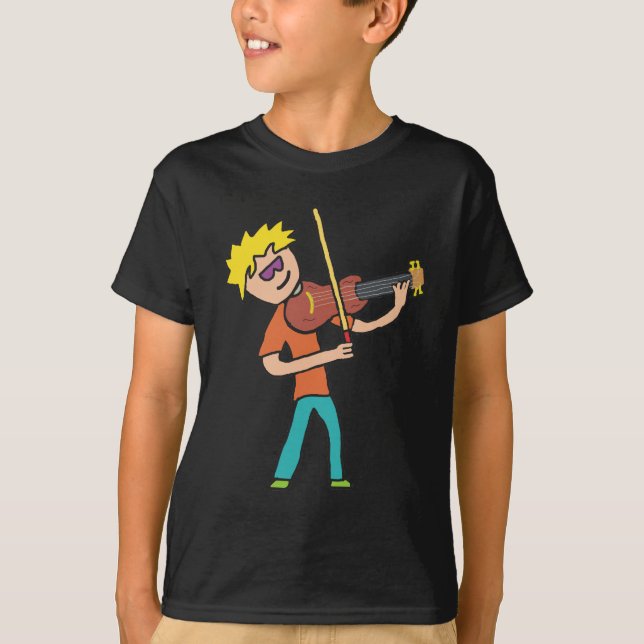 Violinist Violine T-Shirt (Vorderseite)