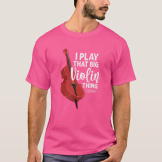 Violinist-Violinist-Spiel, das Violine-Ding T-Shirt