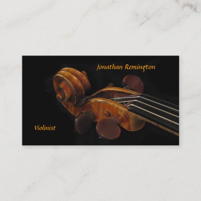 Violinist Visitenkarte (Vorderseite)