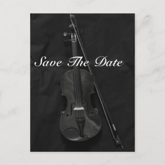 Violinistic Ankündigungspostkarte
