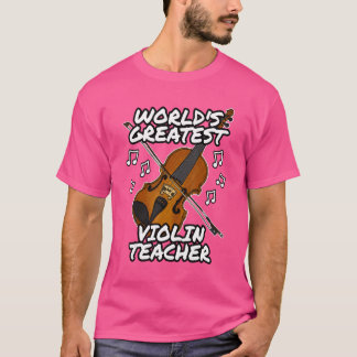 Violinistin Streichkatze, der weltgrößte Geigerleh T-Shirt