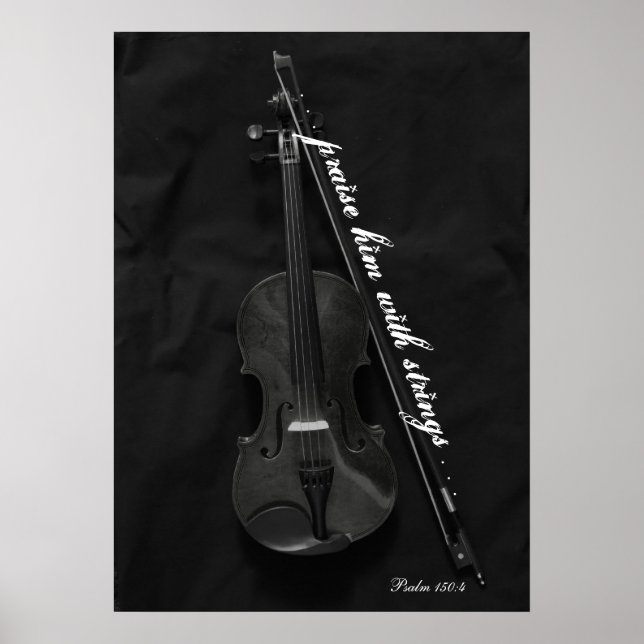 Violinistisch Poster (Vorne)