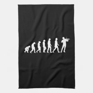 Violinistische Evolution Geschirrtuch