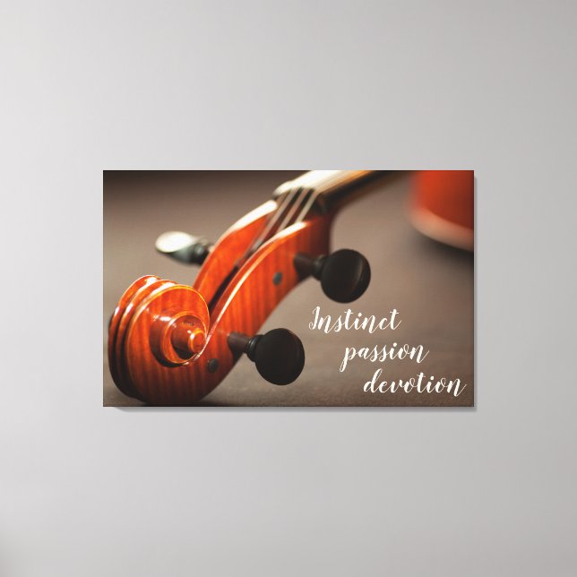 Violinleiter Inspiration Leinwand (Vorderseite)