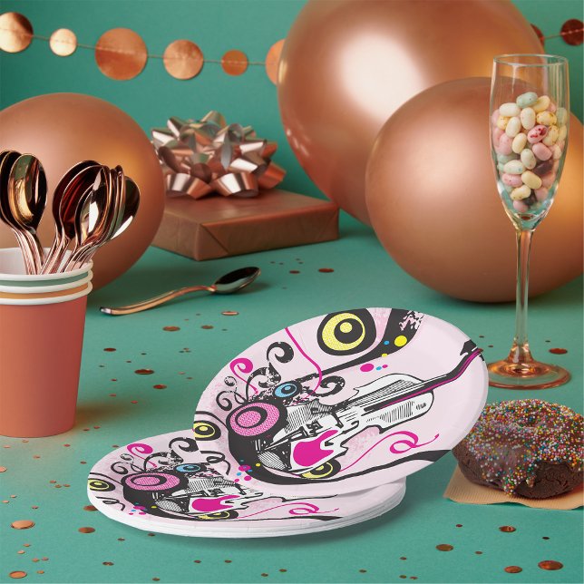 Violinmusik Pappteller (Von Creator hochgeladen)