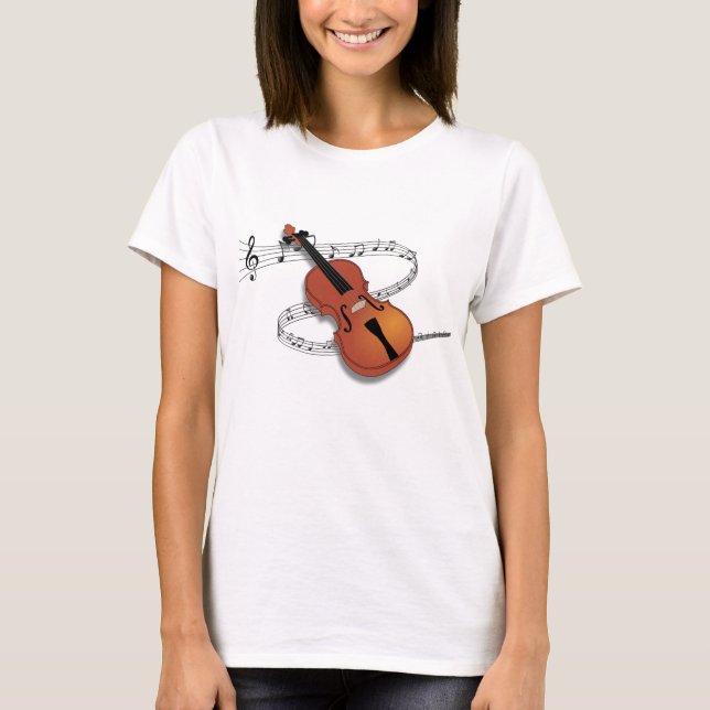 Violinmusik T-Shirt (Vorderseite)