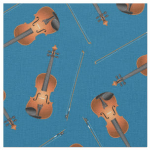 Violins Music Musician Room Decke Blau Stoff