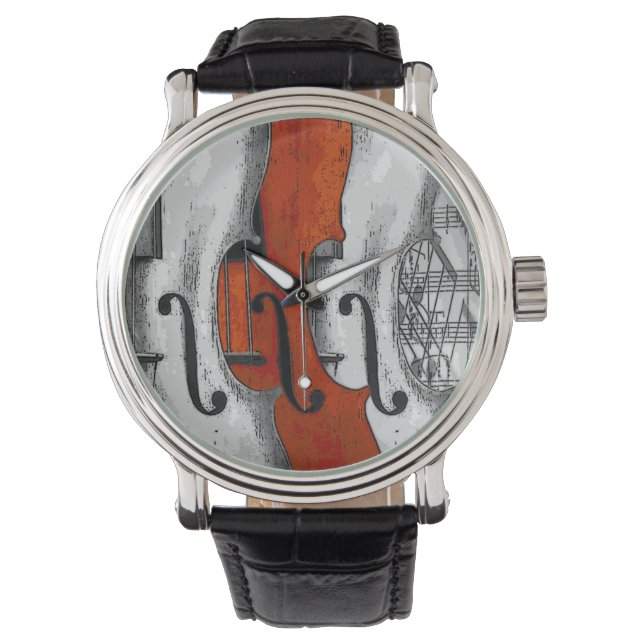 Violins Watch Armbanduhr (Vorderseite)