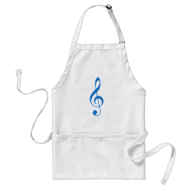 Violinschlüssel violin clef schürze (Vorne)