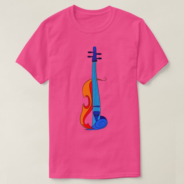Violinspieler T-Shirt (Design vorne)
