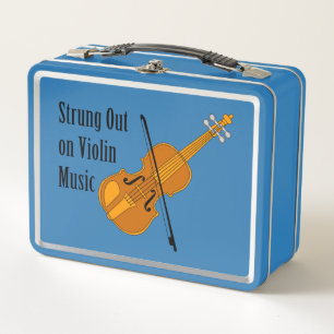 Violinstrung Metall Brotdose