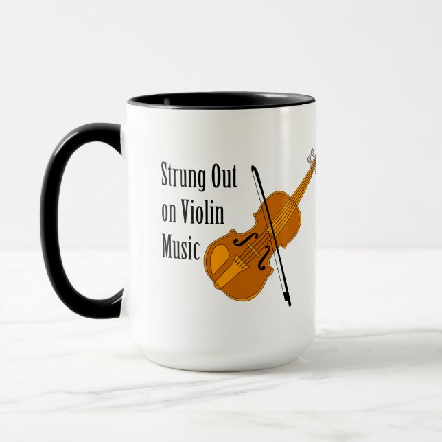 Violinstrung Tasse (Links)