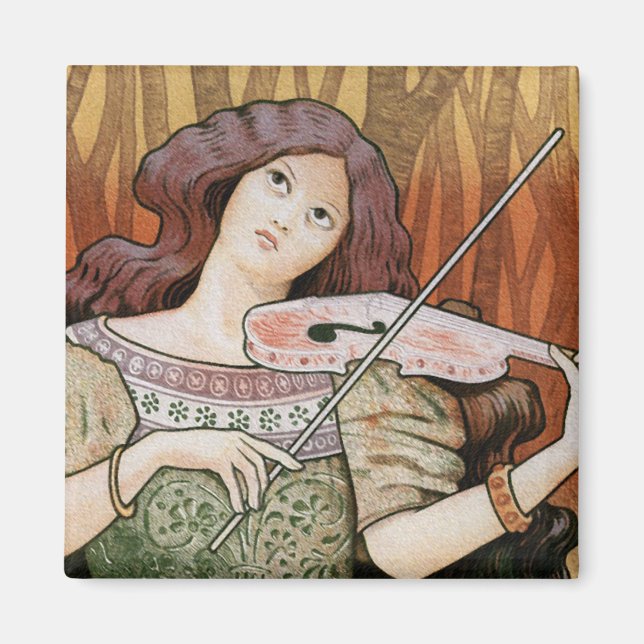 Violinunterricht [Lecons de Violon] von Paul Berth Magnet (Vorne)