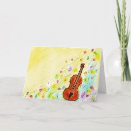 Violon - Carte de voeux