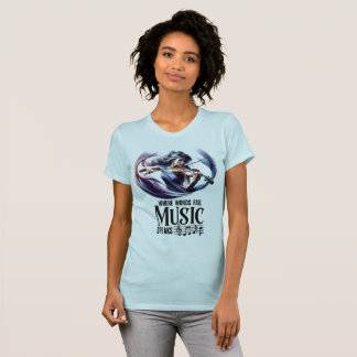 violon féminin t-shirt violon