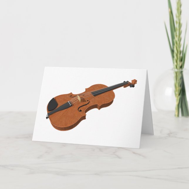 Violon : modèle 3D : (Devant)