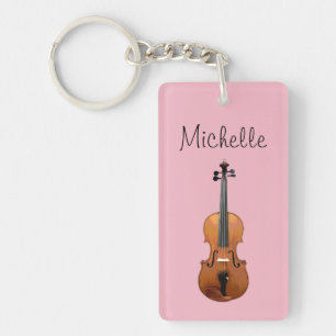 Violon musical Cute Rose Personnalisé