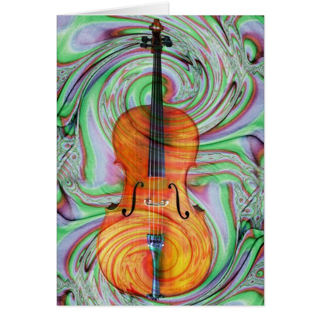 Violoncelle psychédélique (Devant)
