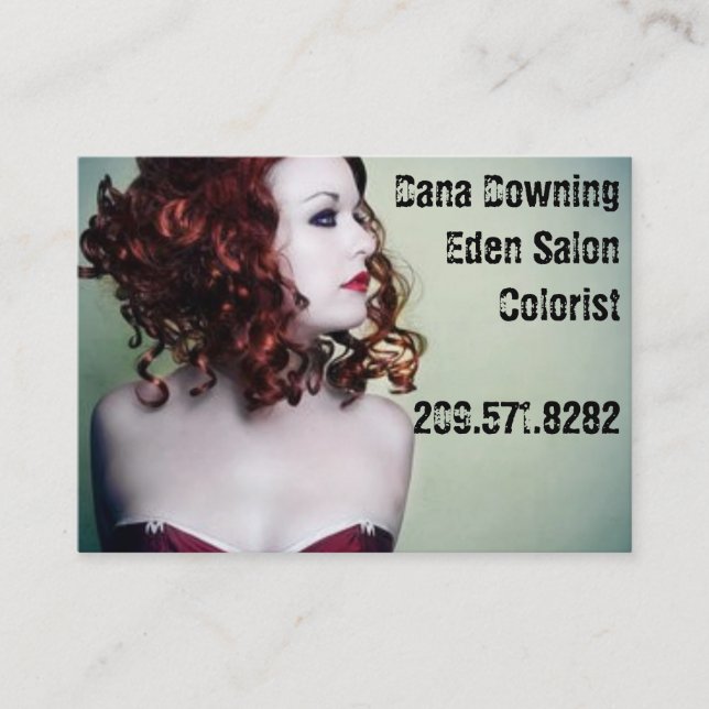 vionett, Dana DowningEden SalonColorist209.571…. Visitenkarte (Vorderseite)