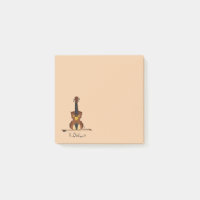 ViOWLin Violin Owl Music Post-It Notes
