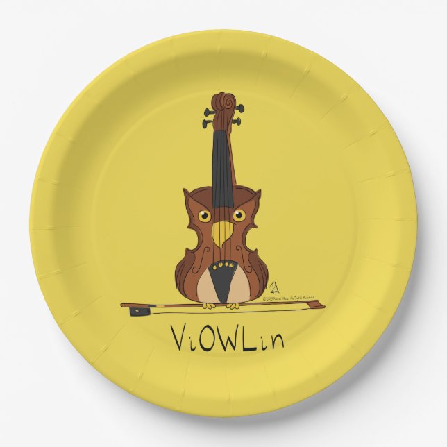 ViOWLin Violine Owl Paper Teller (Vorderseite)