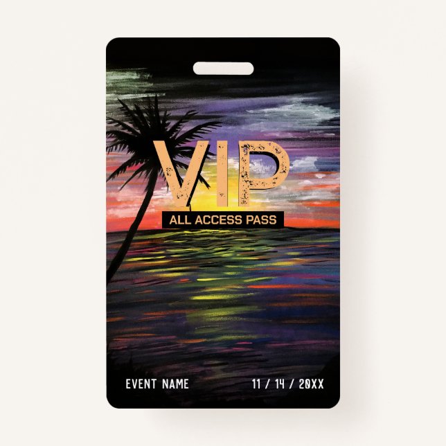 VIP-Abzeichen für Sunset Sea Ausweis (Vorderseite)