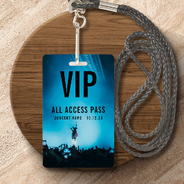 VIP All Access Pass individuelles Konzert Ausweis