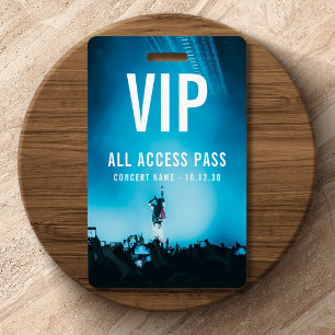 VIP All Access Pass Konzertveranstaltung Personali Ausweis