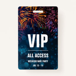 VIP Alle Access Event Pass | Fireworks Finale Ausweis