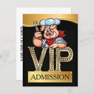 VIP Barbecue / INVITATION du porc