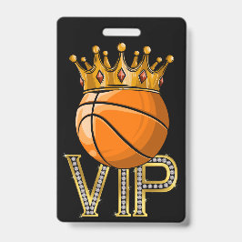 VIP Basketball-Abzeichen Ausweis