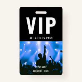 VIP Benutzerdefinierter Event- oder Konzertname Zu Ausweis