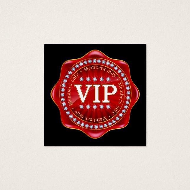 VIP Carré Business, Cadeaux, Cartes de Message & P (Devant)