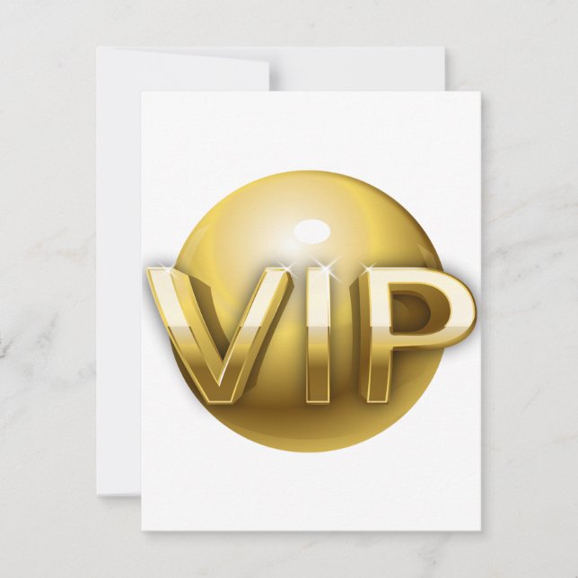 VIP-Einladungen Einladung (Vorderseite)