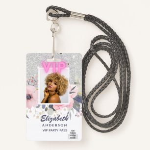 VIP FOTO ID - Party, Festival, Event GLITZER GLAM Ausweis