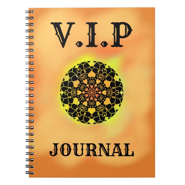 VIP Fun Mandala Creative Happy Notepad Journal Notizblock (Vorderseite)