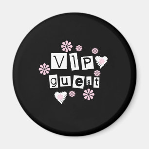 Vip-Gast-Blumen Magnet