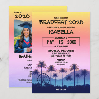 VIP Gradfest 2026 Party-Einladung Einladung