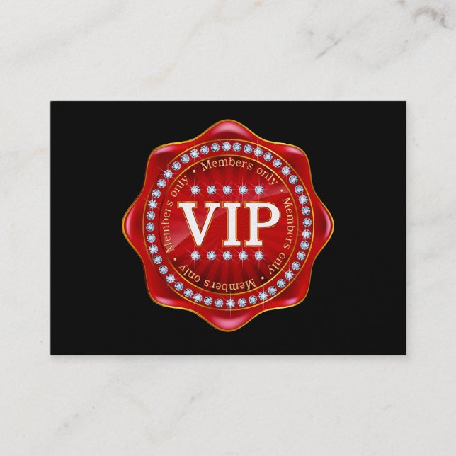 VIP-Karte für Kunden - SRF Visitenkarte (Vorderseite)