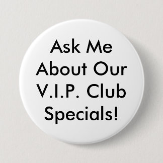 Vip-Knopf - Schwarzweiss Button