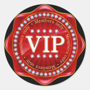 VIP - Königlich eleganter Aufkleber - SRF