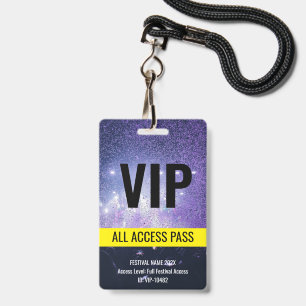 VIP-Pass All-Access-Musikfestival-Konzert Ausweis