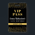 VIP Pass Einladung zum Geburtstag Ausweis<br><div class="desc">Eine einzigartige Einladung,  die auch ein Pass für Ihre Geburtstagsparty ist! Einfach zu personalisieren.</div>