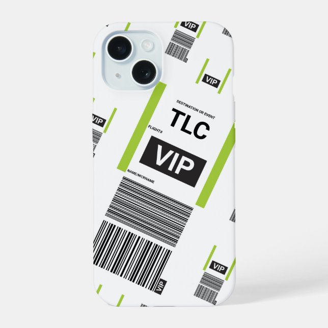 VIP-REISEVERKEHR 15 SLIM-FIT-FALL iPhone 15 HÜLLE (Rückseite)
