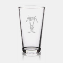 VIP Rocker Pint Glas für Hochzeitsparty